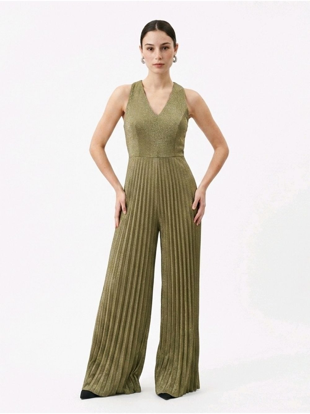2× HP. Vtg Missy House Of Canada Pleated Jumpsuit.